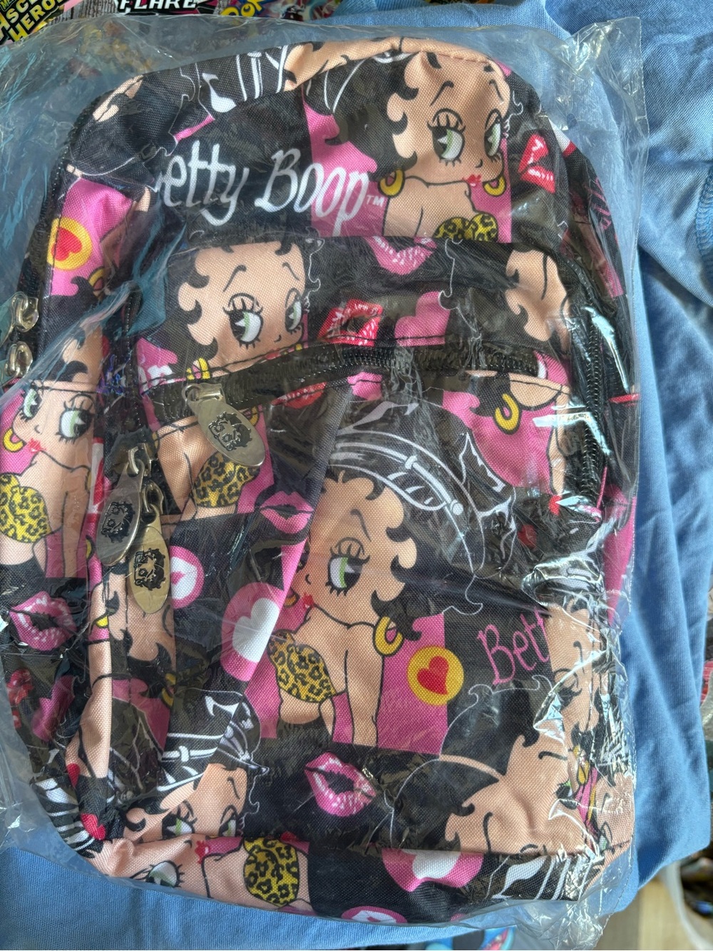 Betty Boop small backpack purse NWT